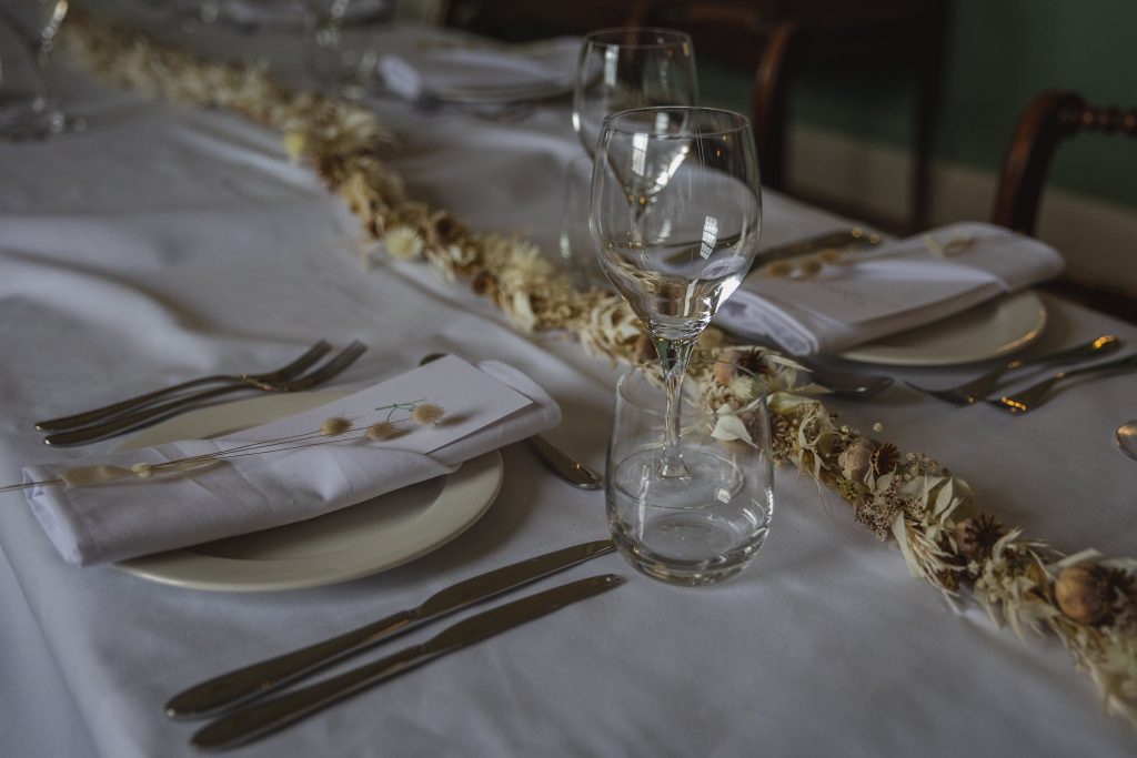 Dried Flower Wedding Table Decorations